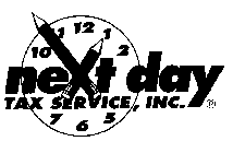 NEXT DAY TAX SERVICE, INC. 1 2 5 6 7 10 11 12