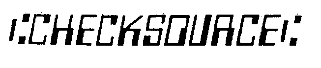 CHECKSOURCE