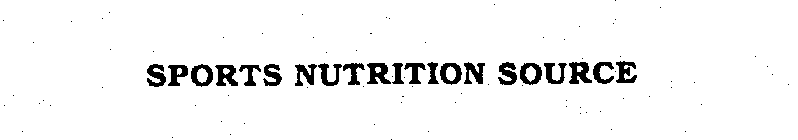 SPORTS NUTRITION SOURCE