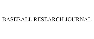 BASEBALL RESEARCH JOURNAL