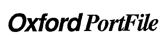 OXFORD PORTFILE