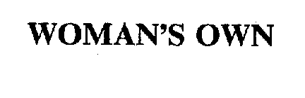 WOMAN'S OWN