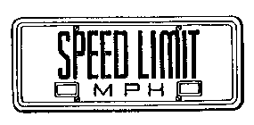 SPEED LIMIT MPH