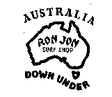 AUSTRALIA DOWN UNDER RON JON SURF SHOP