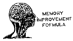 MEMORY IMPROVEMENT FOFMULA