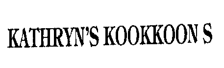 KATHRYN'S KOOKKOONS