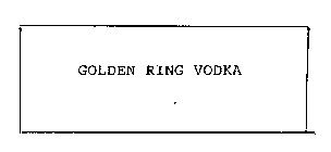 GOLDEN RING VODKA