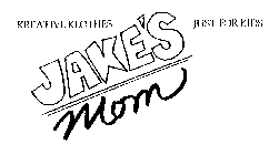 JAKE'S MOM KREATIVE KLOTHES JUST FOR KIDS