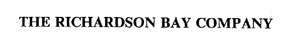 THE RICHARDSON BAY COMPANY