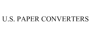 U.S. PAPER CONVERTERS