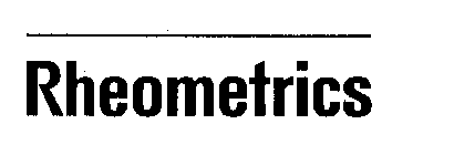 RHEOMETRICS