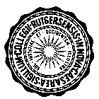 RUTGERSENSIS-IN NOVA-CAESAREA-SIGILLUM-COLLEGII-SOL-IUSTITIAE-ET-OCCIDENTEM-ILLUSTRA