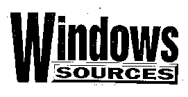 WINDOWS SOURCES