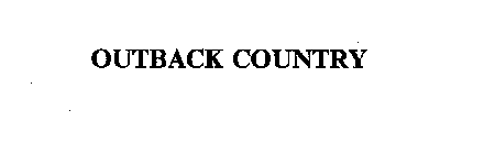OUTBACK COUNTRY