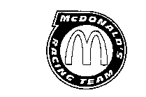 M MCDONALD'S RACING TEAM