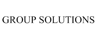 GROUP SOLUTIONS