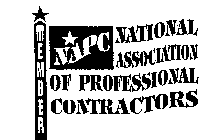 MEMBER NAPC NATIONAL ASSOCIATION OF PROFESSIONAL CONTRACTORSESSIONAL CONTRACTORS