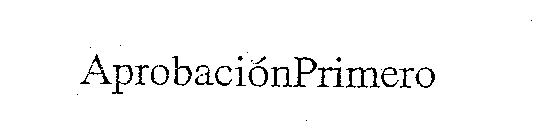 APROBACIONPRIMERO