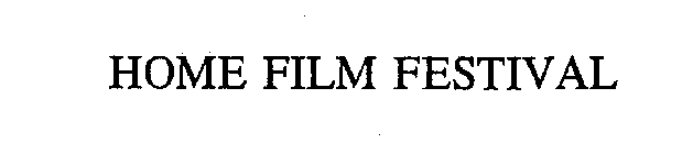 HOME FILM FESTIVAL