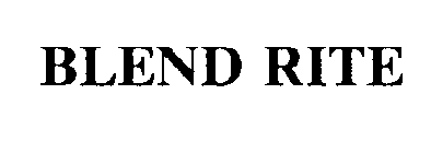 BLEND RITE