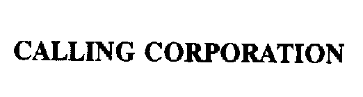 CALLING CORPORATION