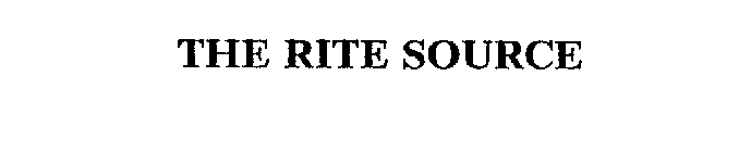 THE RITE SOURCE