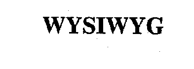 WYSIWYG