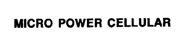 MICROPOWER CELLULAR