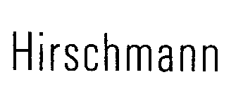 HIRSCHMANN