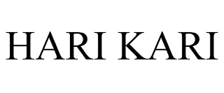 HARI KARI