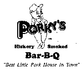 PORKY'S HICKORY SMOKED BAR-B-Q 