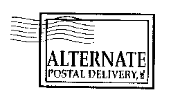 ALTERNATE POSTAL DELIVERY, INC.