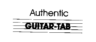 AUTHENTIC GUITAR-TAB