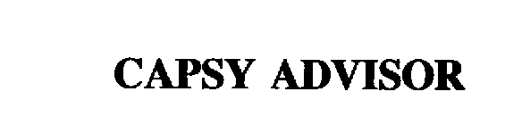 CAPSY ADVISOR