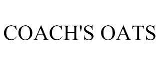 COACH'S OATS
