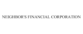 NEIGHBOR'S FINANCIAL CORPORATION