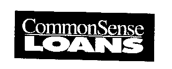 COMMONSENSE LOANS