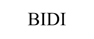 BIDI