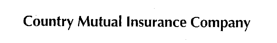 COUNTRY MUTUAL INSURANCE COMPANY