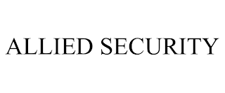 ALLIED SECURITY