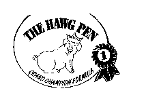 THE HAWG PEN GRAND CHAMPION FORMULA 1