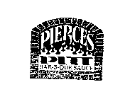 PIERCE'S PITT BAR-B-QUE SAUCE