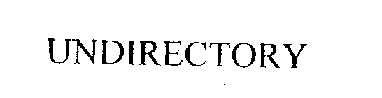 UNDIRECTORY