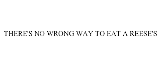 THERE'S NO WRONG WAY TO EAT A REESE'S