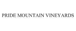 PRIDE MOUNTAIN VINEYARDS
