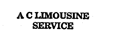 A C LIMOUSINE SERVICE