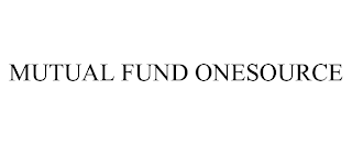 MUTUAL FUND ONESOURCE