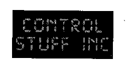 CONTROL STUFF INC