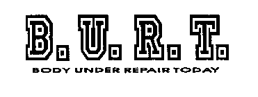 B.U.R.T. BODY UNDER REPAIR TODAY