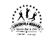 LEGENDS HEROES SPORTS BAR GRILL CONCORD FAIRFIELD